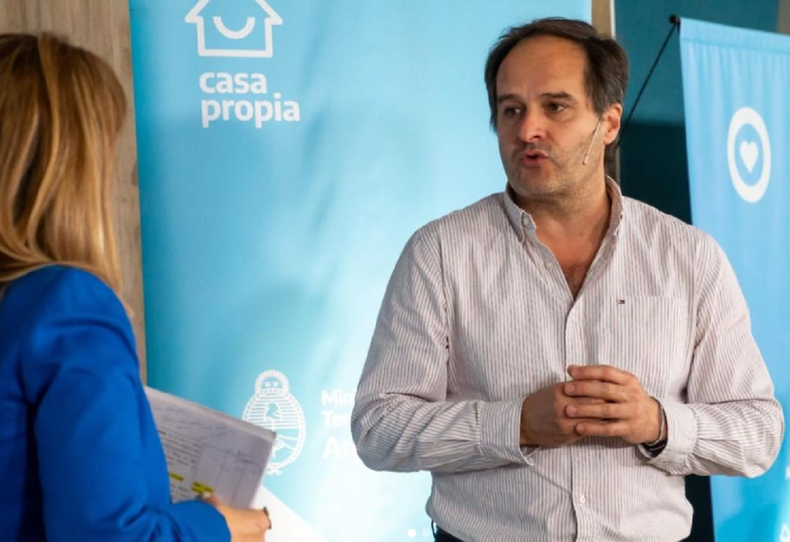 Santiago Maggiotti es el nuevo ministro de Desarrollo Territorial y Hábitat.