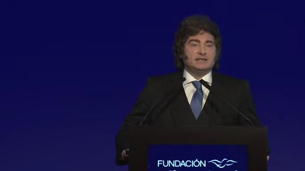 Javier Milei habló en Parque Norte.