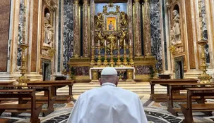Francisco pidió ser enterrado en la Basílica de Santa María La Mayor, en Roma.