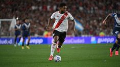 Miguel Ángel Borja jugó 159 partido con la camiseta de River y convirtió 62 goles Miguel Ángel Borja jugó 159 partido con la camiseta de River y convirtió 62 goles