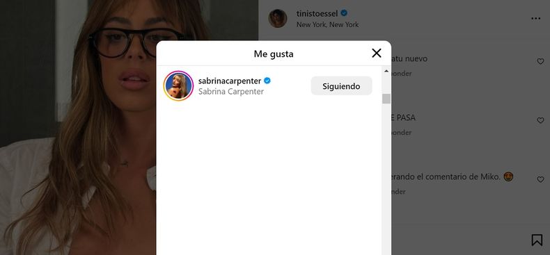 Sabrina Carpenter, ¿la próxima colaboración internacional de Tini Stoessel?