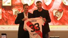 Jorge Brito y Germán Pezzella, uno de los campeones que se incorporó a River. Jorge Brito y Germán Pezzella, uno de los campeones que se incorporó a River.