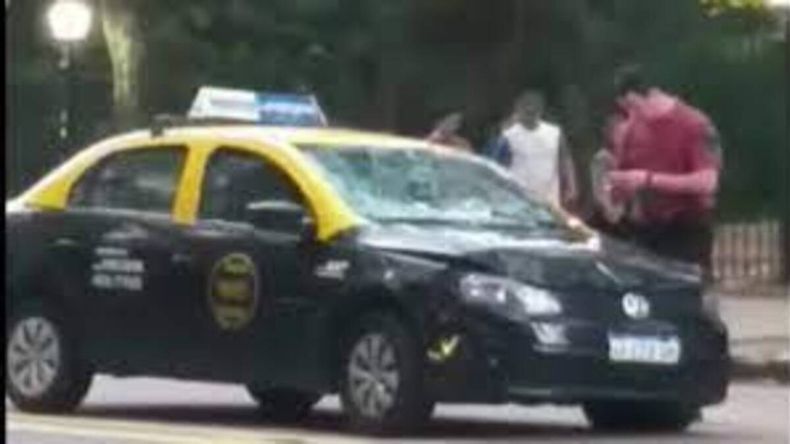 El accidente ocurrió el sábado a la altura del Jardín Botánico.