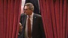 Rossi expuso ante el Senado.