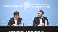 Axel Kicillof junto a Juan Cuattromo. Axel Kicillof junto a Juan Cuattromo.