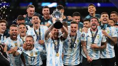 Argentina campeón de la Finalissima. Foto Twitter Wembley Stadium. Argentina campeón de la Finalissima. Foto Twitter Wembley Stadium.