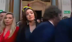Karina Milei y Victoria Villarruel, en un insólito choque.