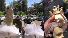 Video viral: por un accidente se frustró la procesión de la Virgen de la Merced. Video viral: por un accidente se frustró la procesión de la Virgen de la Merced.