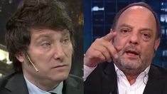 Javir Milei y Baby Etchecopar. Javir Milei y Baby Etchecopar.