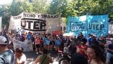 Movimientos sociales reclamaron alimentos a los supermercados