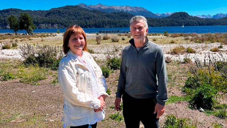 Patricia Bullrich y Mauricio Macri.