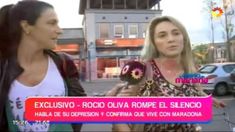 Rocío Oliva reapareció en TV y confirmó que pasó la noche con Diego Maradona Rocío Oliva reapareció en TV y confirmó que pasó la noche con Diego Maradona