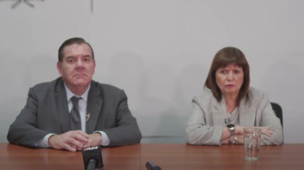 Guillermo Montenegro y Patricia Bullrich, en Mar del Plata.&nbsp;