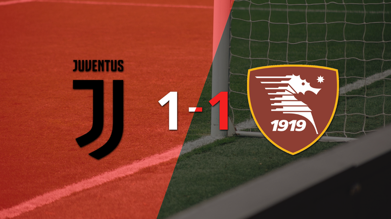 Empate a uno entre Juventus y Salernitana