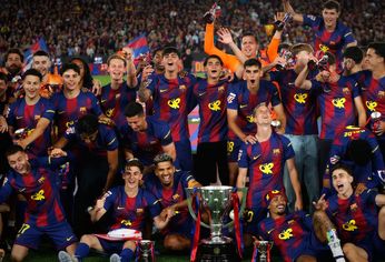 Barcelona fue campeón en España este año.