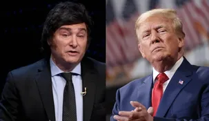 Javier Milei y Donald Trump.