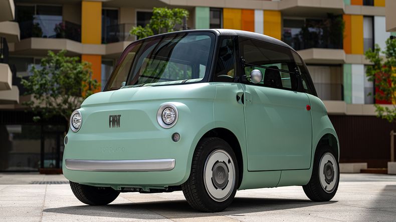 Así luce el Fiat Topolino.