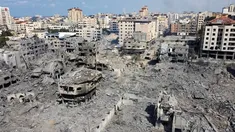 Según un informe palestino, los ataques de Israel dejaron inhabitable a Gaza. Según un informe palestino, los ataques de Israel dejaron inhabitable a Gaza.