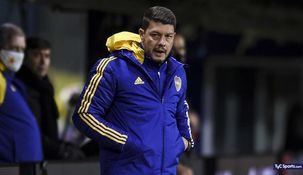 El palito que le tiró a Battaglia tras irse de Boca.