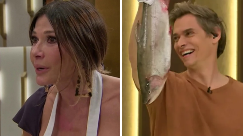 Catherine Fulop quedó sin palabras al ver a Carlos Baute.