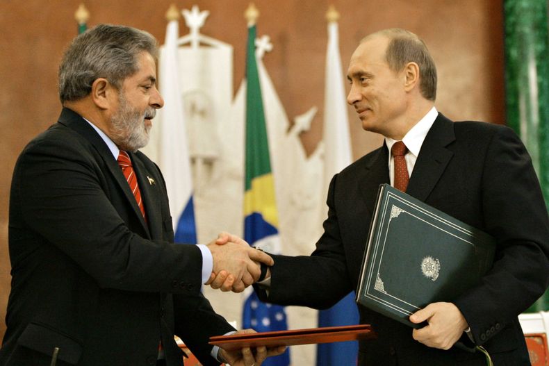 Putin y Lula piden alto el fuego entre Israel y Hamas y ayuda para los palestinos de Gaza