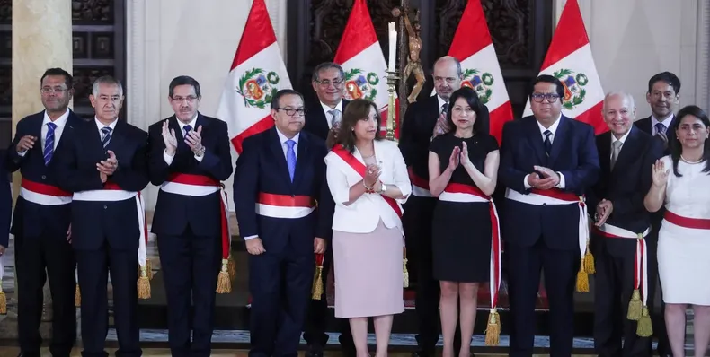 Boluarte renovó el gabinete.&nbsp;