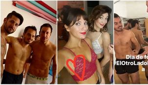 El elenco de El otro lado de la cama, en una producción sexy: Todos un poquito en bolas