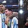 El Cuti Romero junto a Lionel Messi. A la derecha, Harry Kane con el Balón de Oro 2026.&nbsp;
