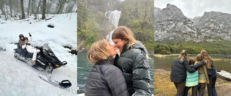 Los paisajes que compartió la supermodelo brasileña.