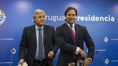 Francisco Bustillo y el presidente Luis Lacalle Pou. Francisco Bustillo y el presidente Luis Lacalle Pou.