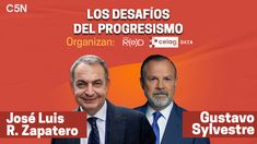 Gustavo Sylvestre y José Luis Rodríguez Zapatero debatieron sobre los desafíos del progresismo ante el avance de la ultraderecha. Gustavo Sylvestre y José Luis Rodríguez Zapatero debatieron sobre los desafíos del progresismo ante el avance de la ultraderecha.
