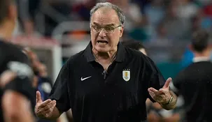 Marcelo Bielsa, ex entrenador de la selección uruguaya.