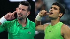 Djokovic vs. Alcaraz, en la final. Djokovic vs. Alcaraz, en la final.