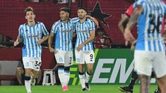 Mura, Salas y Martínez festejan la victoria en Rosario. Mura, Salas y Martínez festejan la victoria en Rosario.