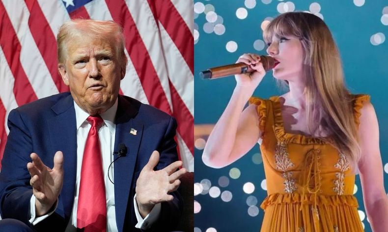 Donald Trump y Taylor Swift.