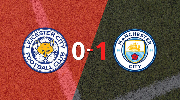 Manchester City se impuso con lo justo ante Leicester City