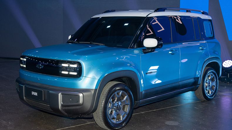 El Spark 100% eléctrico llega importado de China.