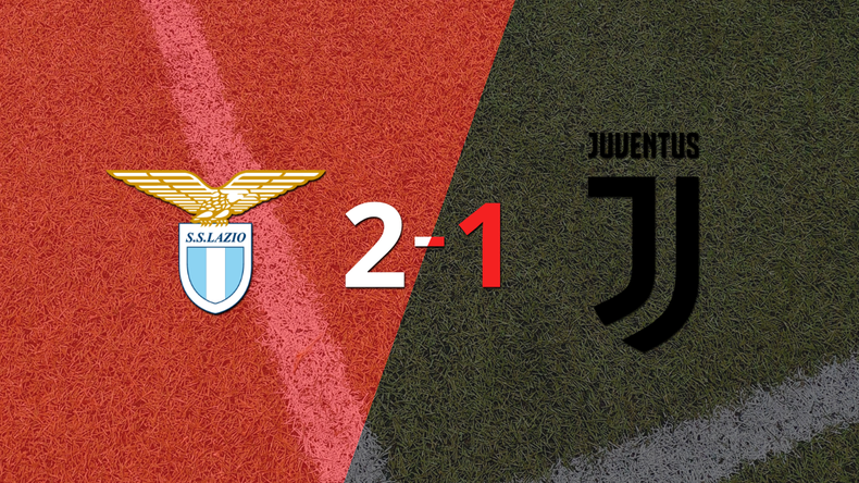 Lazio logra 3 puntos al vencer de local a Juventus 2-1