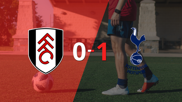 A Tottenham no le sobró nada, pero venció a Fulham en su casa por 1 a 0
