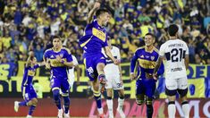 Aaron Anselmino, de 19 años, metió el gol de Boca. Aaron Anselmino, de 19 años, metió el gol de Boca.