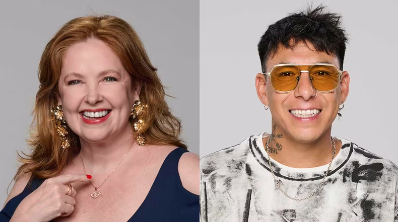 Andrea del Boca y Brian Sarmiento.