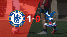 a chelsea le alcanzo con un gol para derrotar a crystal palace en el estadio stamford bridge