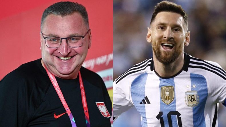 Michniewicz no quiere darle espacio a Messi.