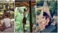 Juana Repetto hizo una ceremonia para plantar la placenta de Toribio. Juana Repetto hizo una ceremonia para plantar la placenta de Toribio.