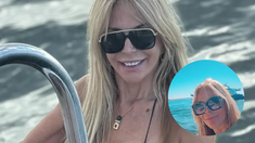 Graciela Alfano nuevamente aprovechó su yate y posó con un traje de baño. Graciela Alfano nuevamente aprovechó su yate y posó con un traje de baño.