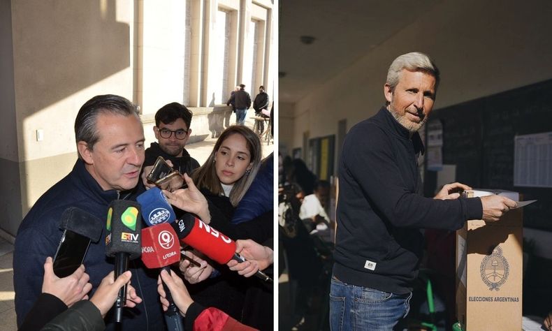 Adán Bahl y Rogelio Frigerio.
