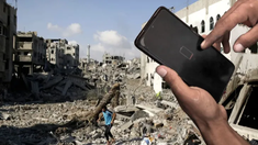 Apagón total en la Franja de Gaza. Apagón total en la Franja de Gaza.