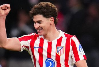Julián Álvarez en Atlético de Madrid. Julián Álvarez en Atlético de Madrid.