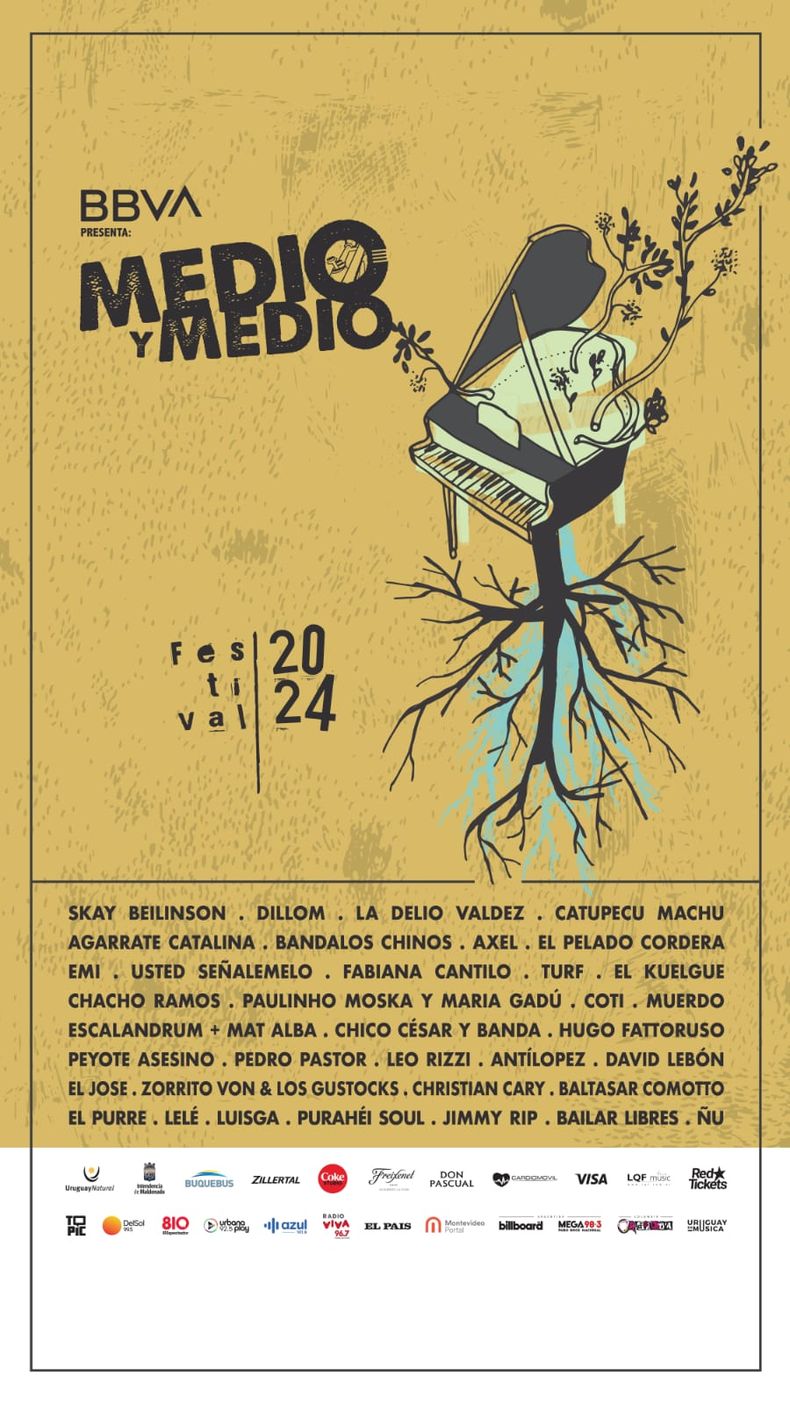 Medio y Medio lanza la temporada 2024 en Uruguay con su mítico Festival