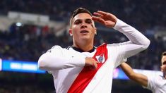 Juan Fernando Quintero, campeón de la Libertadores 2018 con River. Juan Fernando Quintero, campeón de la Libertadores 2018 con River.